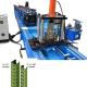 80*60 90*70 100*70 Upright Colum Post Roll Forming Machine Servo Following Cutting Strorage Rack Roll Forming Machine
