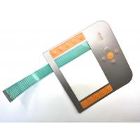 LED Backlight Screen Printing Rubber Membrane Keyboard With Transparent Window Display