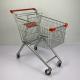 European Style 125L Q195 Steel Supermarket Trolley Cart With Child Seat