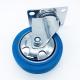 Swivel Plate 3 Inch Blue Stainless York Swivel Caster With Dust Cover