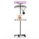 Knock Down Construction 2 Tier Hooks Metal Floor Display Stands