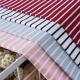 Soft Striped Material Fabric 140gsm T-Shirt Lycra Cotton Yarn Dyed Cloth