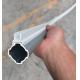 Glass Thickness 5mm Industrial Pipe Fittings PVC Glass Holder Rail
