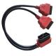 Scanner Car OBD2 Y Cable Male To 2 Female For Diagnostic Tool Connector Interface