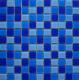 300x300mm mosaic tile outlet,crystal glass,swmming pool mosaic tiles, code blue