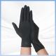 Black Household Disposable Latex Gloves For Food Preparation