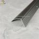 L Shaped Stair Nosing Tile Trim Aluminum Stair Nose 29×44mm Glossy Finish