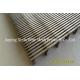 Flat Wedge Wire Panel Iron Ore 316 Stainless Steel Grating 300 - 3000mm Width