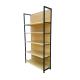 Metal Wood Gondola Shelving Heavy Duty 4 Post Shelves For Retail Store