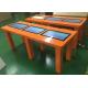 PCAP touch waterproof android lcd interactive touch screen children table with three Android touch screen game table