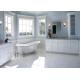 House Furniture Custom Bathroom Vanity Cabinets Paint Surface Including Basin / Faucet