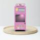 GPS Automatic Cotton Candy Vending Machine 220V 240V Coin Bill Credit Card Payment