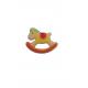 ODM Fruit Shape Teether Silicone Toys For Infants With Size Is 9*6.6 cm And Weight Is 28 Gram