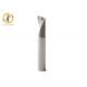 Solid Tungsten Carbide Single Flute End Mill HRC45