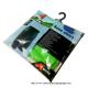 Colorful Vogue Plastic Zipper Custom Packaging Bags Hook Type For Sport Pants Packing