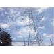 Hot Dip Galvanized Power Transmission Line Tower Multi Circuits