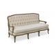 Dubai Antique Solid Wood Frame linen fabric Sofa and party rent Furniture Living Room Sofa sell
