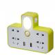 Hot Sale Converter USB Conversion socket With Night Light With Switch export to South America, Middle East and Africa