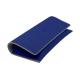 Blue Paint Edge Big Frame Handmade Leather Glasses Case With Magnetic Closure