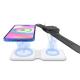 15W Dual Magsafe Magnetic Wireless Charger Folding For IPhone 12 IWatch