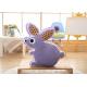 HRQ Custom Plush Toys Simulation 3D Animal Rabbit Cuddly Toy 35 * 60cm Size
