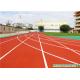 SSGsportsurface Full PU Mixed Recycled Rubber Running Track Playground Flooring