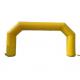 yellow advertising inflatable full printing color arch inflatable entrance arch for event 8*4m size