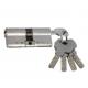 Steel High Security Euro Cylinder Locks With Breaker Strip 'C' And Computer Keys