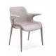 Household Industrial PU Leather Dining Chairs With Metal Base