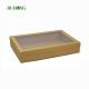 Eco Friendly Biodegradable Food Delivery Containers 900ml Kraft Paper