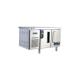 R600a Refrigerant Stainless Steel Undercounter Freezer Table Chiller