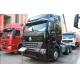 White Prime Mover And Trailer , Truck Prime Mover High Roof Prime Mover Trailer