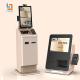 Hotel Self Service Kiosk With CCTV Camera Room Card Recycler ADA Passport Scanner