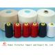Raw White / Dyed Spun Polyester Sewing Thread , 30/2 Spun Polyester Yarn 