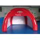 4x4m outdoor Toyota movable airtight inflatable advertising tent digitally printed completely with 4 sides doors