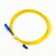 3.0mm OEM Optical Patch Cord , LC / UPC SM Fiber Optic Patch Cable