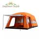 430x305cm Waterproof Camping Tent Two Bedrooms One Living Room 6 People Tent