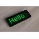 32KByte LED Scrolling Name Badge Green Color Indoor For Text / Animation