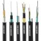 Black Outdoor Fiber Optic Cable GYTA53 with Double Armored and Double Sheathed Design
