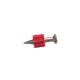 Ceiling Powers Drive Pins With Red Flute / Hammer Drive Pins 10mm Washer Dia