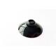 40 mm B# black color PVC mushroom head toys hanger on glass plastic suction cup