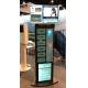 Airport Video Advertising Mobile Device Charging Station with   LCD Screen and UV light