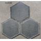 Big Size Decorative Hexagon Ceramic Tiles Classic Simple Style 520*600mm