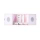 Magnetic Pink OEM Customize Print Cosmetic Paper Box , Double Door Gift Box 4 Piece