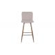 100cm Height 70kg Load Fabric Bar Chair With Metal Legs