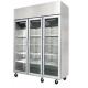 Rustproof Commercial Standing Freezer Large Volume Accurate Temperature