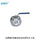 PTFE Viton Seat  DIN Steel Ball Valve Flanged End RF Wafer  Stainless Steel
