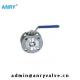 Wafer Flanged End RF Ball Valve CF8 CF8M Body PTFE Viton Seat 2 Inch Ball Valve