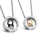 New Fashion Tagor Jewelry 316L Stainless Steel couple Pendant Necklace TYGN175