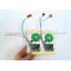 Plastic Square Greeting Card Sound Module For Business With Adjustable Sound Volume